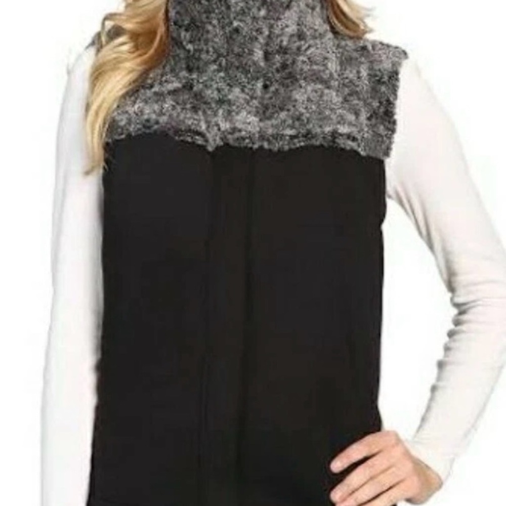 The North Face Hybrination Thermal 3D Vest Zip Fury Black and Gray Women’s XS
